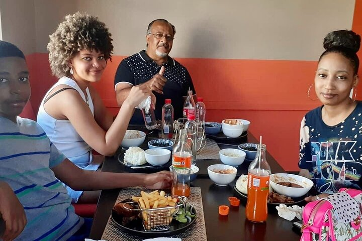 Diners at AfroDeli Eatery
